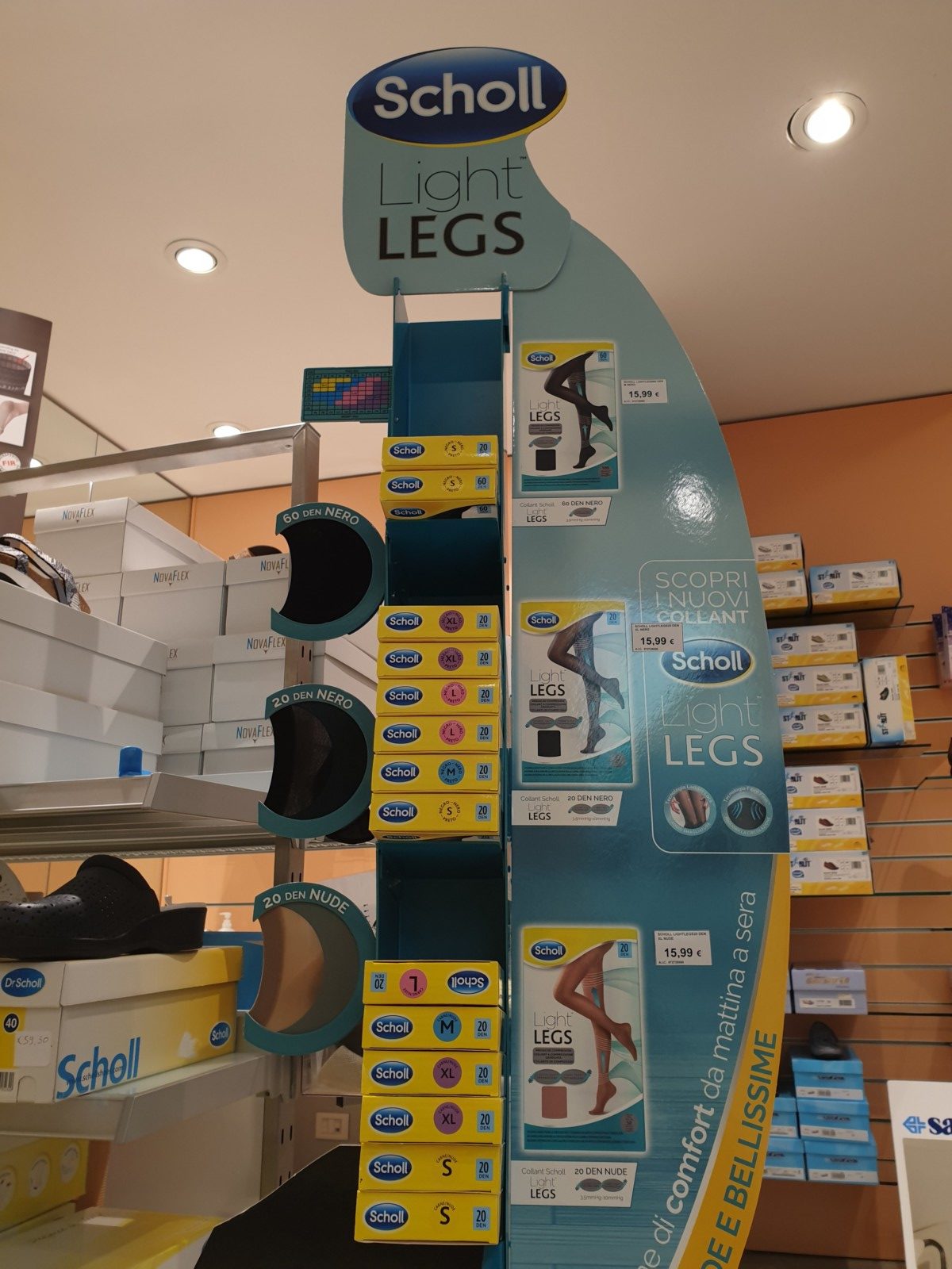 Calzature Scholl per benessere quotidiano in farmacia